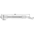 Borg & Beck Brake Hose Part No -BBH7215