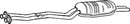 Klarius BM222V - Box With Tail Pipe  - Fits BMW 325 2.5 i