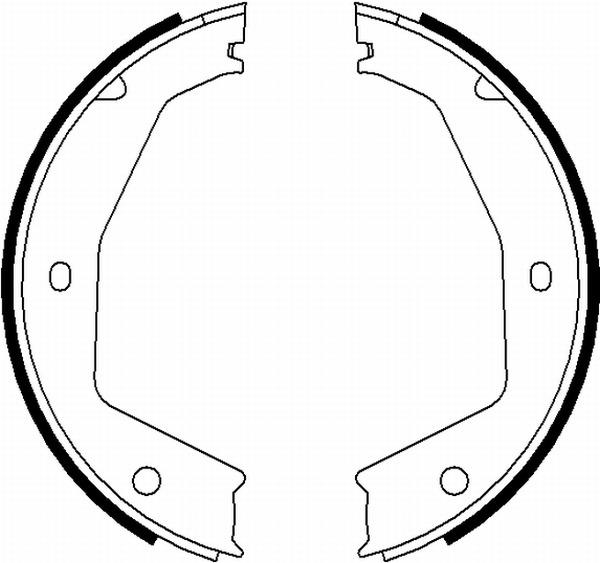 Mintex Brake Shoes fits -Daimler Jaguar MFR586 (also fits other vehicles)
