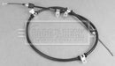 Borg & Beck Brake Cable- LH Rear -BKB3825