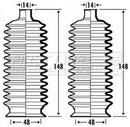 First Line Steering Gaiter Kit Part No -FSG3373