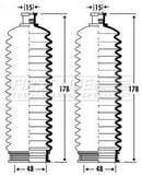 First Line Steering Gaiter Kit Part No -FSG3325