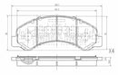 Borg & Beck Front Brake Pad Set -BBP2611