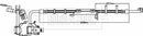 Borg & Beck Brake Hose Part No -BBH8643