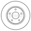 Borg & Beck Brake Disc Pair Part No -BBD5187