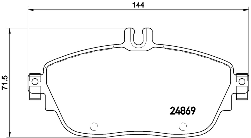 Brembo Brake Pad Set - P50093
