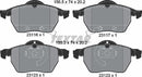 Textar Brake Pad Set - 2311701