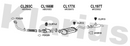 Klarius CL293C - Front Pipe  - Fits Mitsubishi Shogun 2.5TD