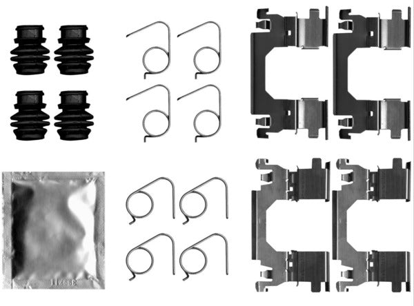Mintex Front Brake Pad Fitting Kit  - MBA0053 fits Nissan