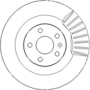 Disctech Brake Disc - Fits Honda, Volvo - ABD3317 - Rear Axle