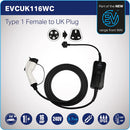 WAI EV Charging Cable - EVCUK116WC