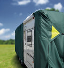 Maypole Premium Green 4-Ply Caravan Cover Fits 4.1-5m (14-17?) - MP9532