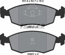 Textar Brake Pad Set - 2355202