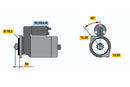 Bosch Starter Part No - 0001120406