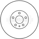 Borg & Beck Brake Disc Pair Part No -BBD5340