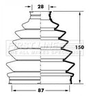 First Line Cv Joint Boot Kit Part No -FCB6024
