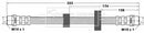 Borg & Beck Brake Hose Part No -BBH6425