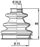 Borg & Beck Cv Joint Boot Kit Part No -BCB6346