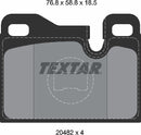 Textar Brake Pad Set - 2048203