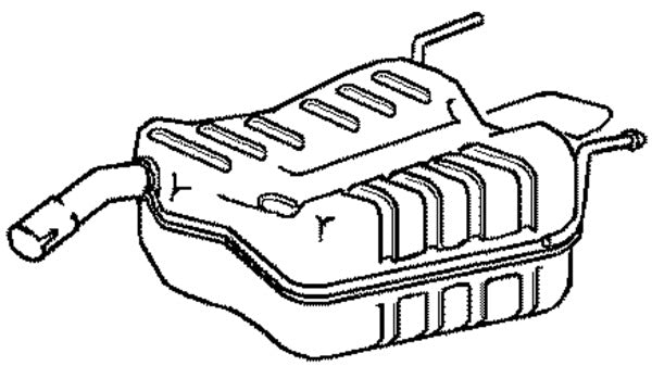 Klarius GM452L - Box With Tail Pipe