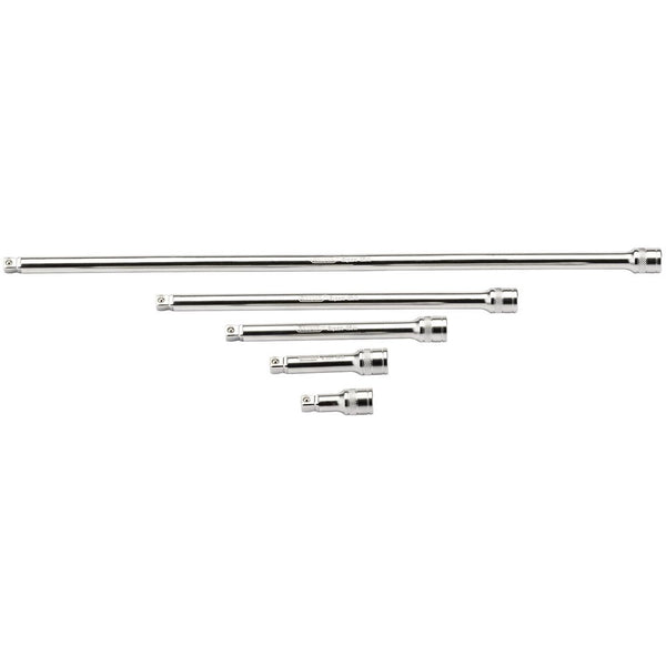 Wobble Extension Bar Set, 3/8" Sq Dr, Micro Satin Chrome (5 Piece)