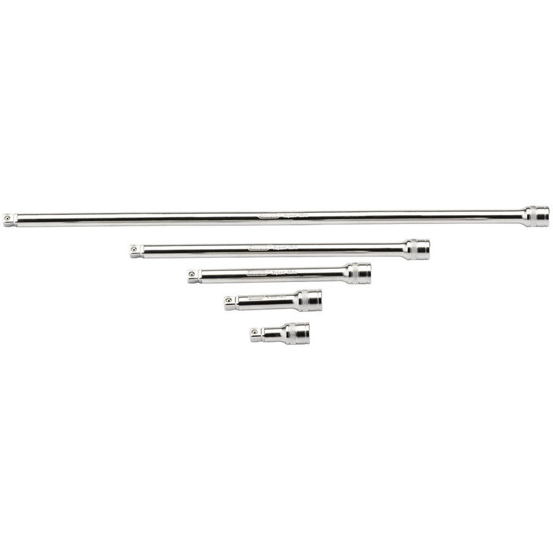 Wobble Extension Bar Set, 3/8" Sq Dr, Micro Satin Chrome (5 Piece)