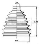Borg & Beck Cv Joint Boot Kit Part No -BCB6341