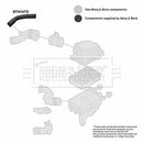 Borg & Beck Air Filter Hose Part No -BTH1475