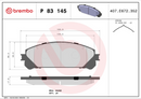 Brembo Brake Pad Set - P83145