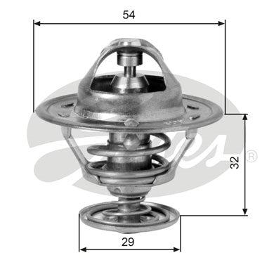 Gates Thermostat, coolant - TH10981G1