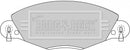 Borg & Beck Brake Pad Set - BBP1723