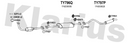 Klarius TY796Q - Box With Centre Pipe  - Fits Toyota Hi-Ace 2.5 D-4D