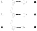 Lucas Ignition Lead Set - LUC4553