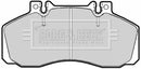 Borg & Beck Brake Pad Set - BBP1636