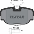 Textar Brake Pad Set - 2345801