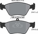 Textar Brake Pad Set - 2141101