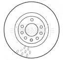 Borg & Beck Brake Disc (Pair)  - BBD4576