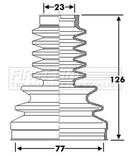 First Line Cv Joint Boot Kit Part No -FCB6282