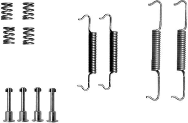 Textar Brake Shoe Fitting Kit - 97012500
