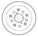 Borg & Beck Brake Disc Single Part No -BBD5775S