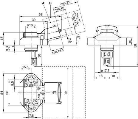 Bosch Map Sensor (Hgv) Part No - 0281002244