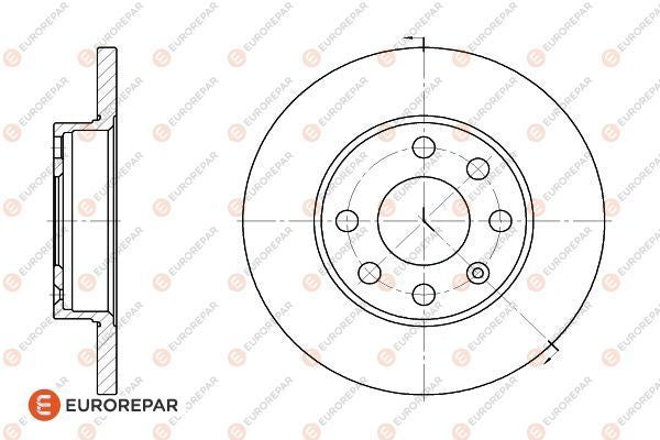 Eurorepar Brake Disc - 1618866980