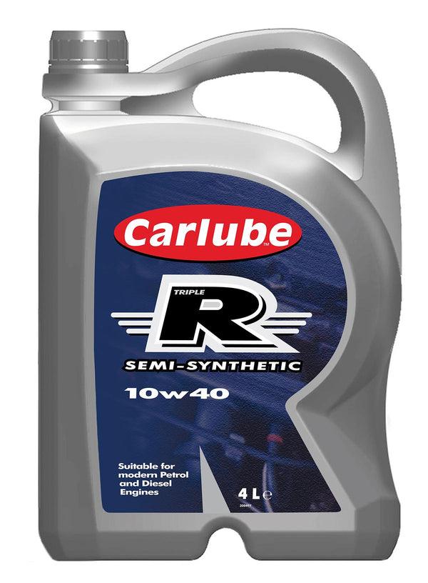 Carlube Triple R 10w40 Semi Synthetic Engine Oil - 4L