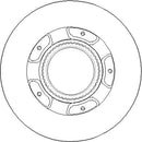 Disctech Brake Disc - Fits Citroën, Ford - ABD3312 - Rear Axle