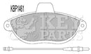 Key Parts Brake Pad Set -KBP1461