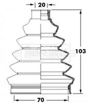 Borg & Beck Cv Joint Boot Kit Part No -BCB6047