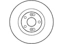 Disctech Brake Disc - Fits Renault - ABD2793 - Front Axle