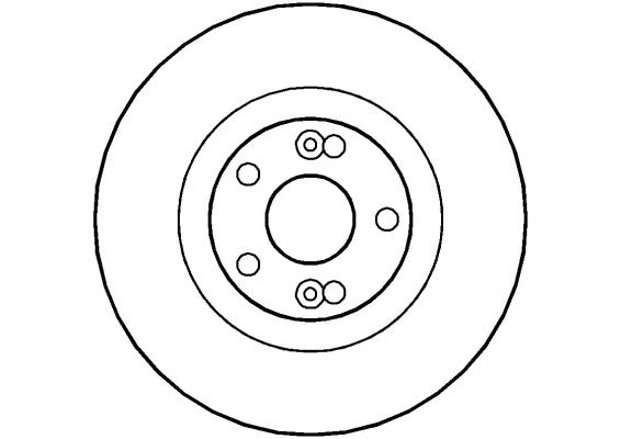 Disctech Brake Disc - Fits Renault - ABD2793 - Front Axle