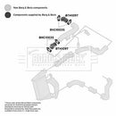 Borg & Beck Turbo Hose Part No -BTH1097