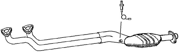 Klarius 380608 - Catalyst Incl Frnt Pipe Non Ta  - Fits BMW Z3 2.8i